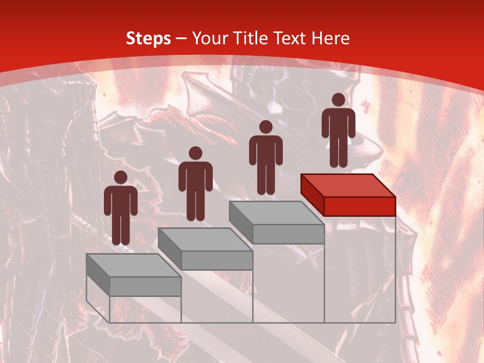 A Couple Of Knights Standing Next To Each Other PowerPoint Template
