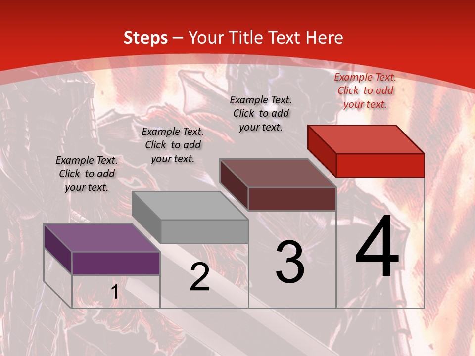 A Couple Of Knights Standing Next To Each Other PowerPoint Template