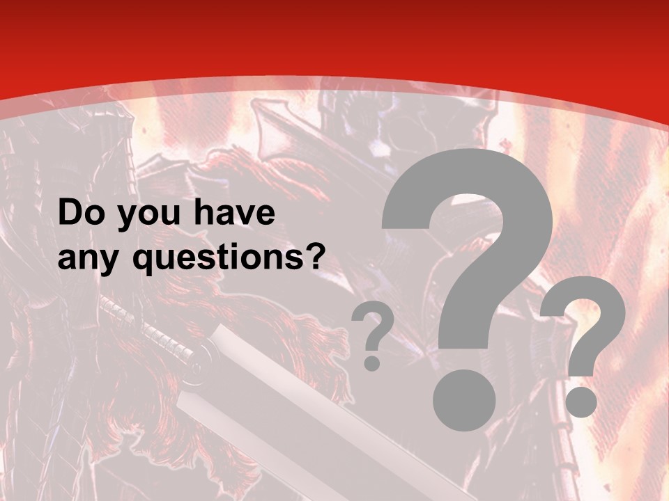 A Couple Of Knights Standing Next To Each Other PowerPoint Template