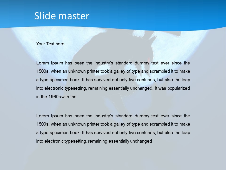 A Silhouette Of A Demon Holding A Cross In Front Of A Full Moon PowerPoint Template