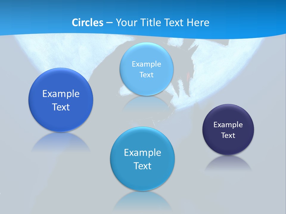 A Silhouette Of A Demon Holding A Cross In Front Of A Full Moon PowerPoint Template