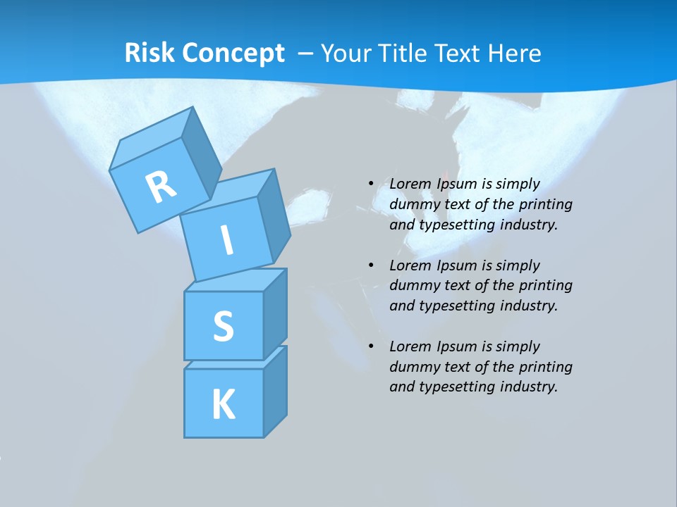 A Silhouette Of A Demon Holding A Cross In Front Of A Full Moon PowerPoint Template