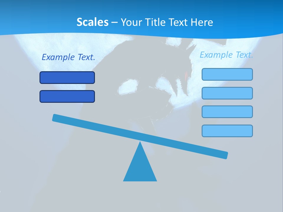 A Silhouette Of A Demon Holding A Cross In Front Of A Full Moon PowerPoint Template
