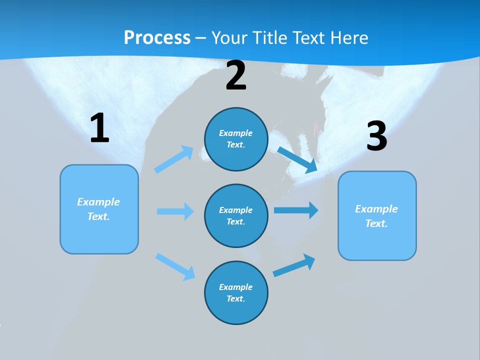 A Silhouette Of A Demon Holding A Cross In Front Of A Full Moon PowerPoint Template