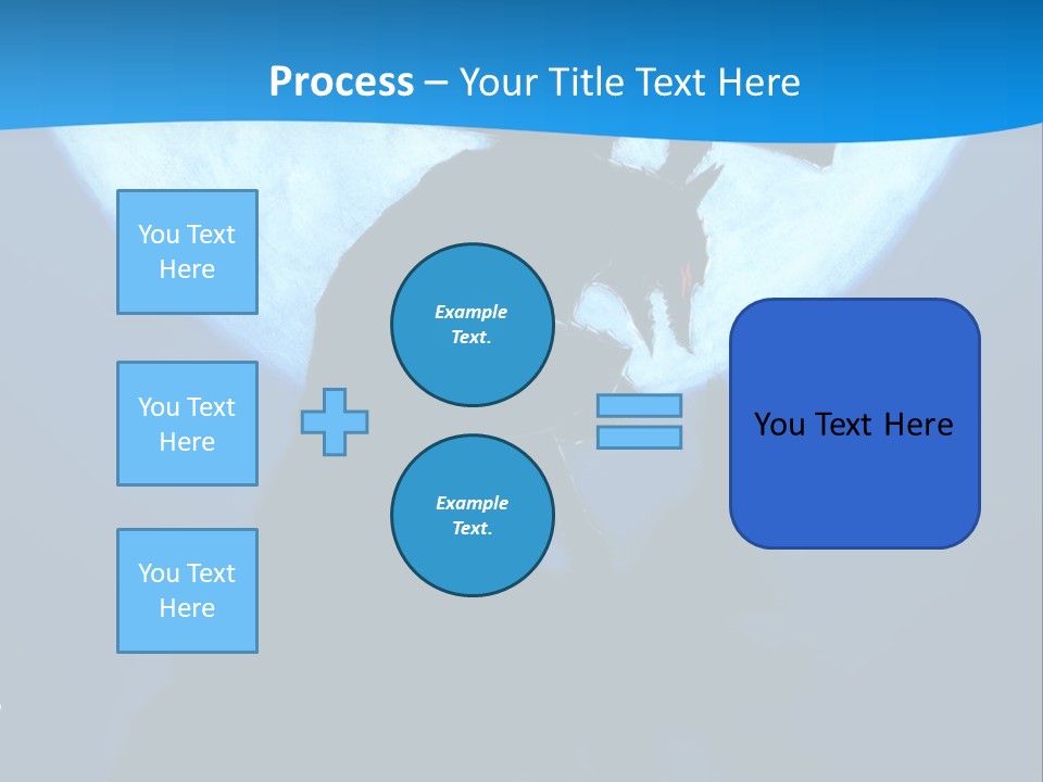 A Silhouette Of A Demon Holding A Cross In Front Of A Full Moon PowerPoint Template