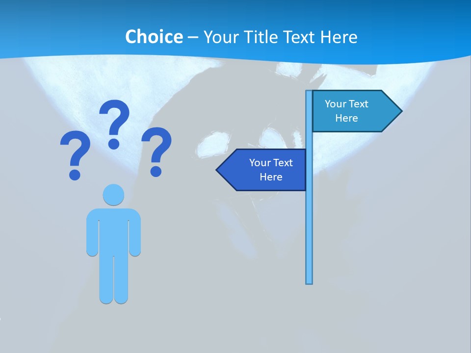 A Silhouette Of A Demon Holding A Cross In Front Of A Full Moon PowerPoint Template