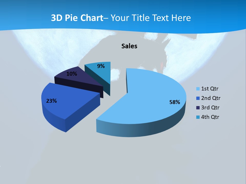 A Silhouette Of A Demon Holding A Cross In Front Of A Full Moon PowerPoint Template