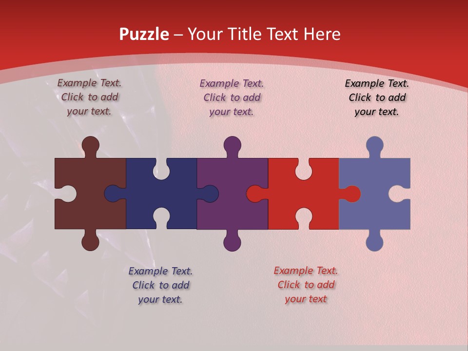 A Red And Black Background With A Black And White Picture PowerPoint Template