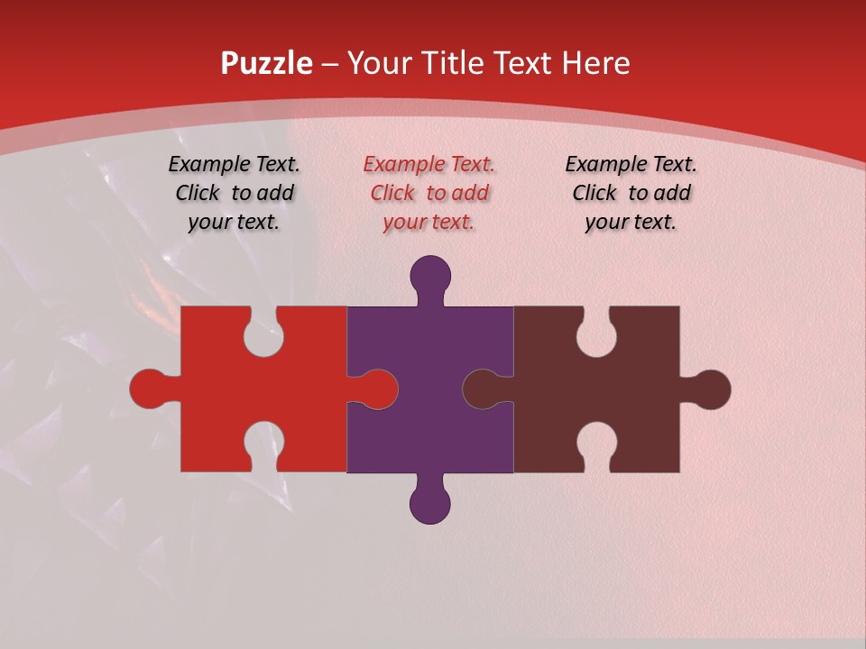 A Red And Black Background With A Black And White Picture PowerPoint Template