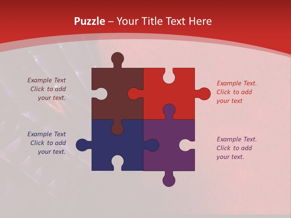 A Red And Black Background With A Black And White Picture PowerPoint Template