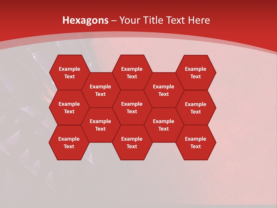 A Red And Black Background With A Black And White Picture PowerPoint Template