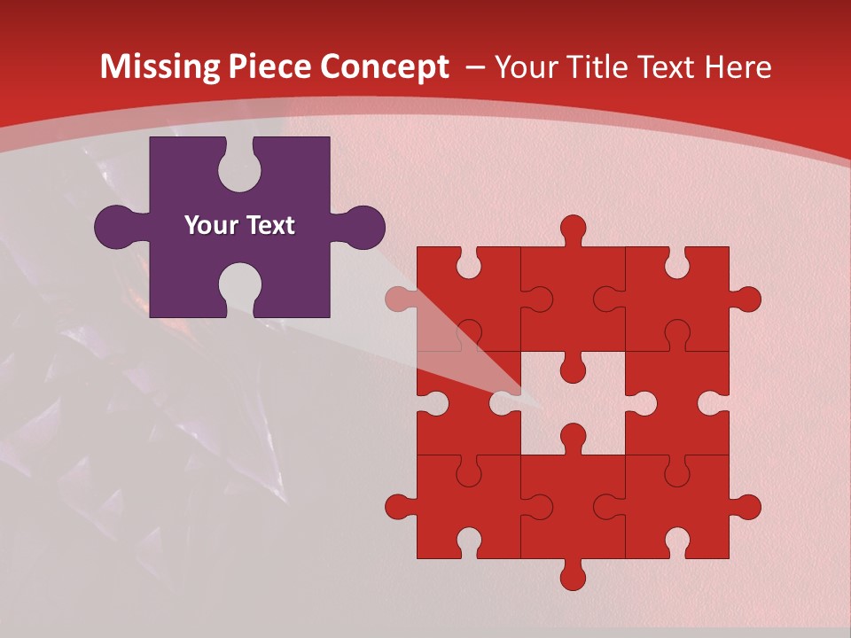 A Red And Black Background With A Black And White Picture PowerPoint Template