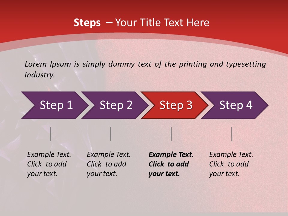A Red And Black Background With A Black And White Picture PowerPoint Template