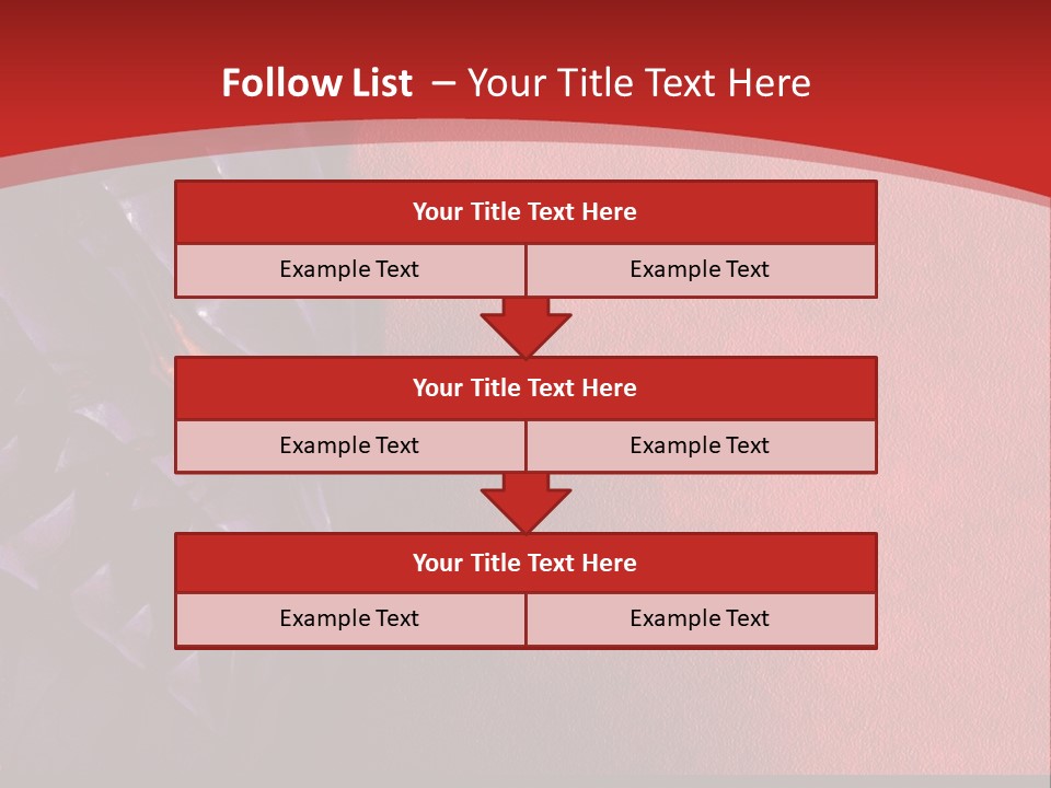 A Red And Black Background With A Black And White Picture PowerPoint Template