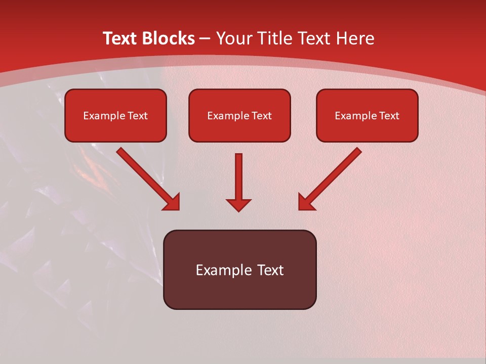 A Red And Black Background With A Black And White Picture PowerPoint Template