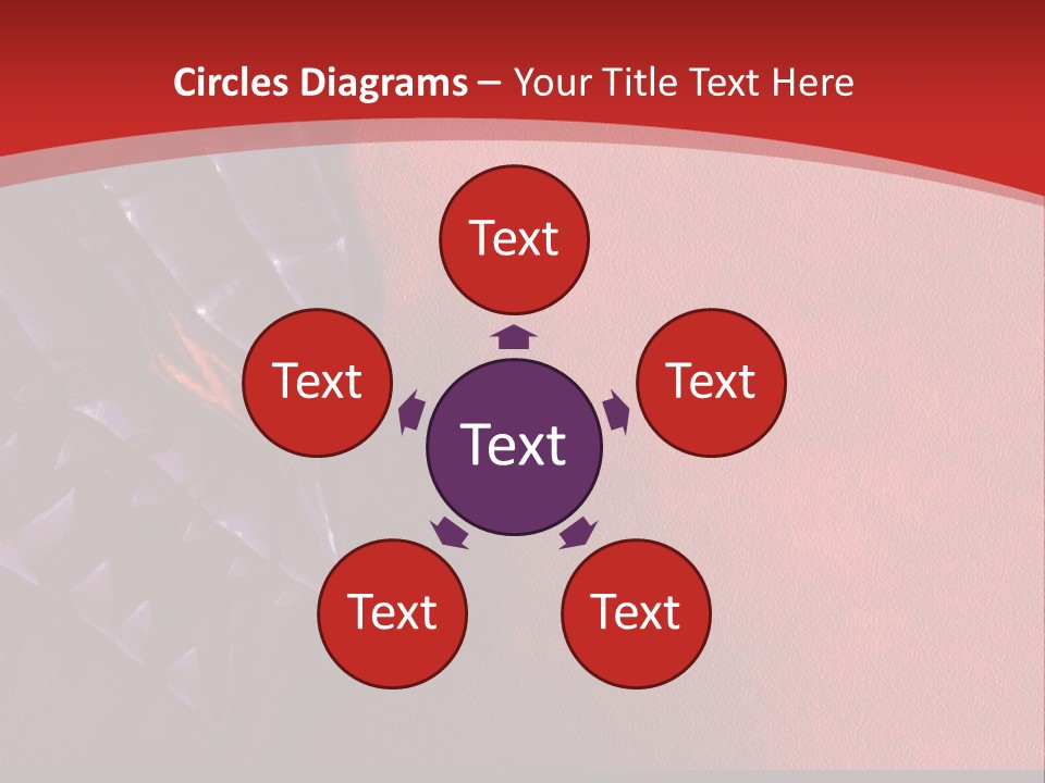 A Red And Black Background With A Black And White Picture PowerPoint Template