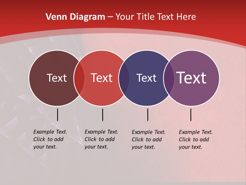 A Red And Black Background With A Black And White Picture PowerPoint Template