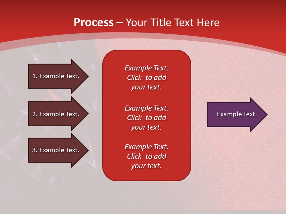 A Red And Black Background With A Black And White Picture PowerPoint Template
