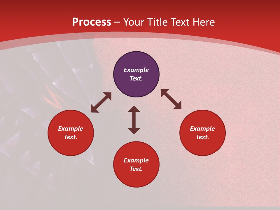 A Red And Black Background With A Black And White Picture PowerPoint Template