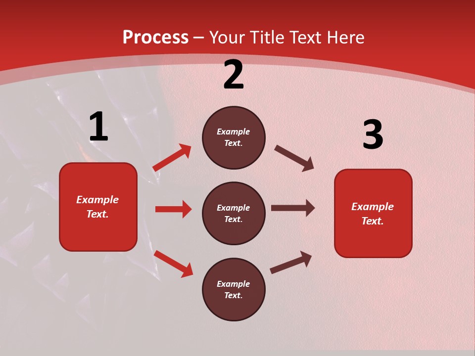 A Red And Black Background With A Black And White Picture PowerPoint Template