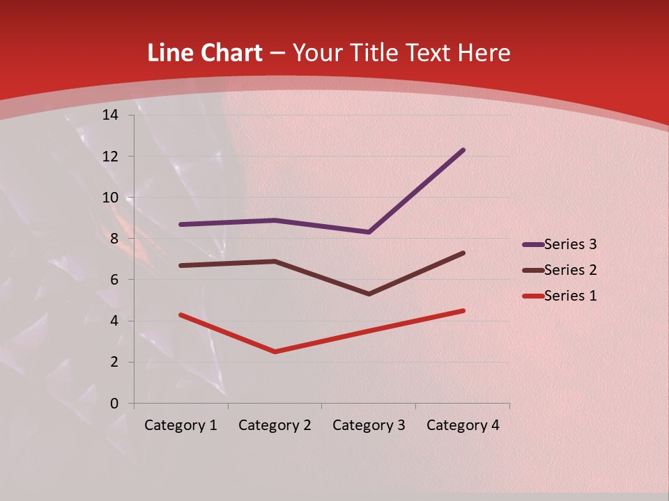 A Red And Black Background With A Black And White Picture PowerPoint Template