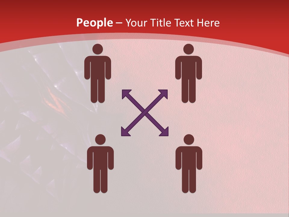 A Red And Black Background With A Black And White Picture PowerPoint Template