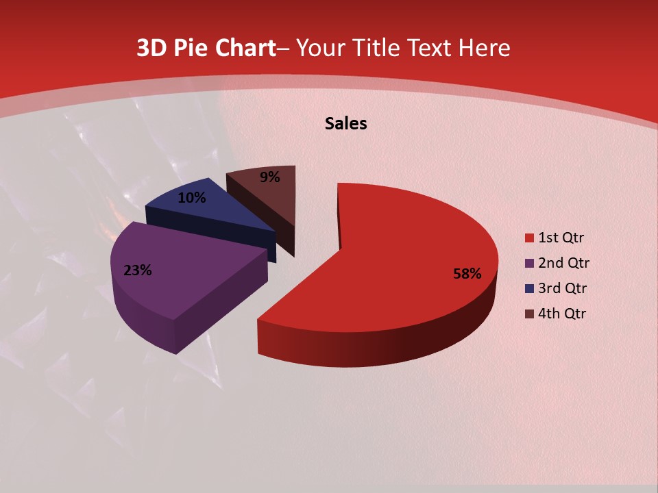 A Red And Black Background With A Black And White Picture PowerPoint Template