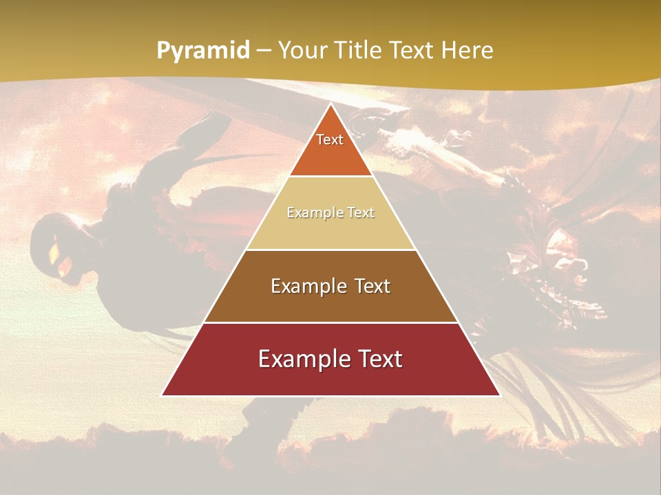 A Woman Holding A Sword In Her Hand PowerPoint Template