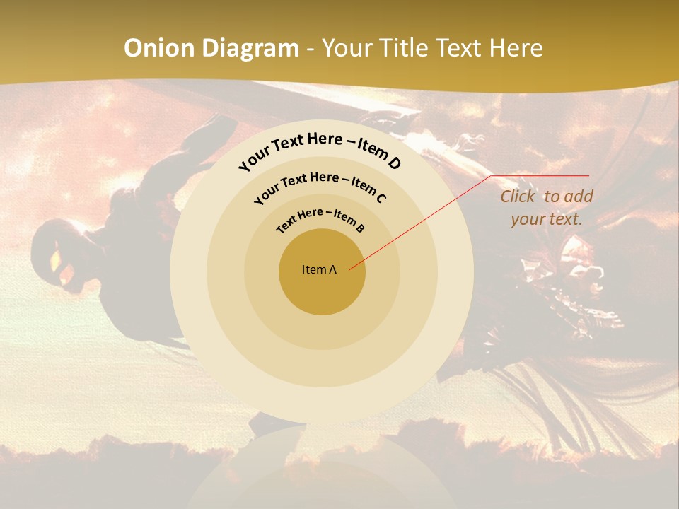 A Woman Holding A Sword In Her Hand PowerPoint Template