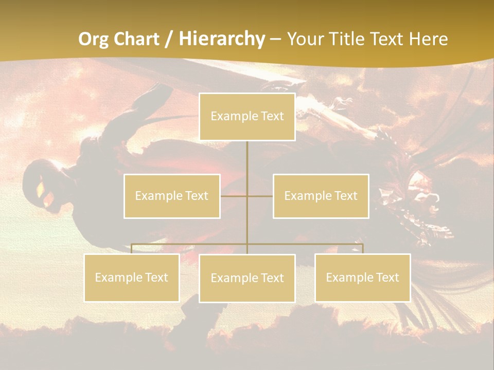 A Woman Holding A Sword In Her Hand PowerPoint Template