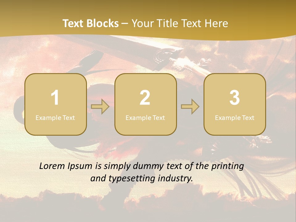 A Woman Holding A Sword In Her Hand PowerPoint Template