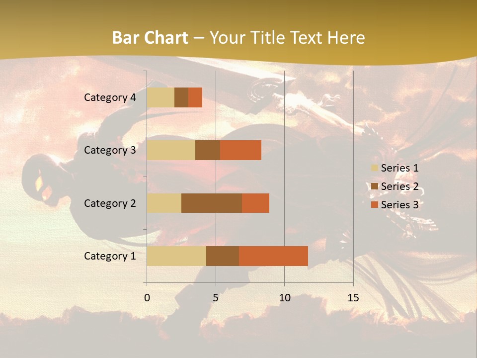 A Woman Holding A Sword In Her Hand PowerPoint Template
