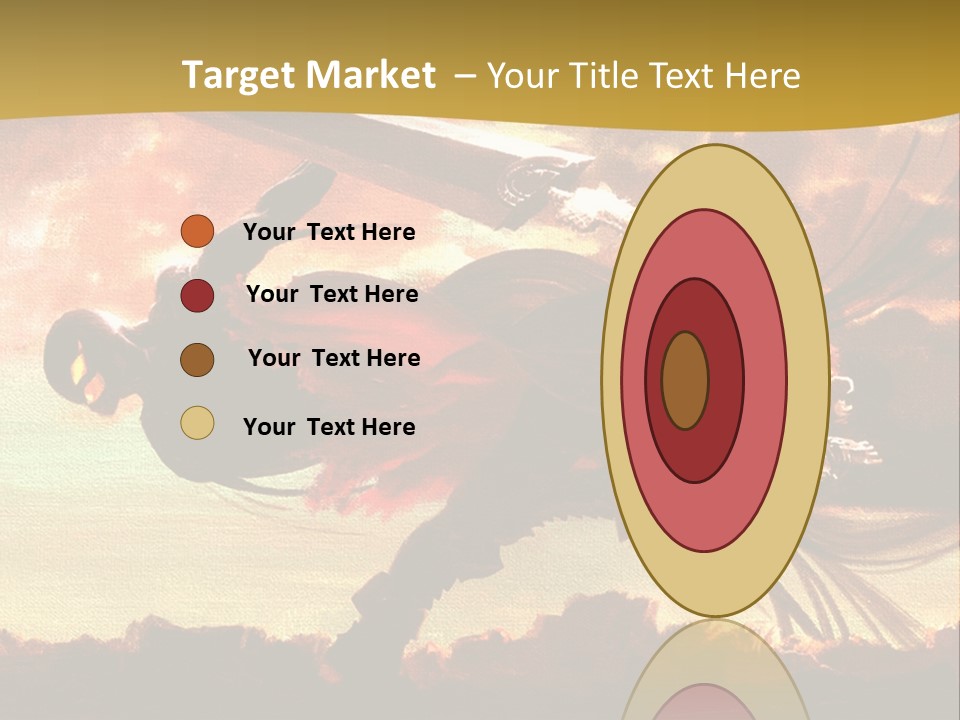 A Woman Holding A Sword In Her Hand PowerPoint Template