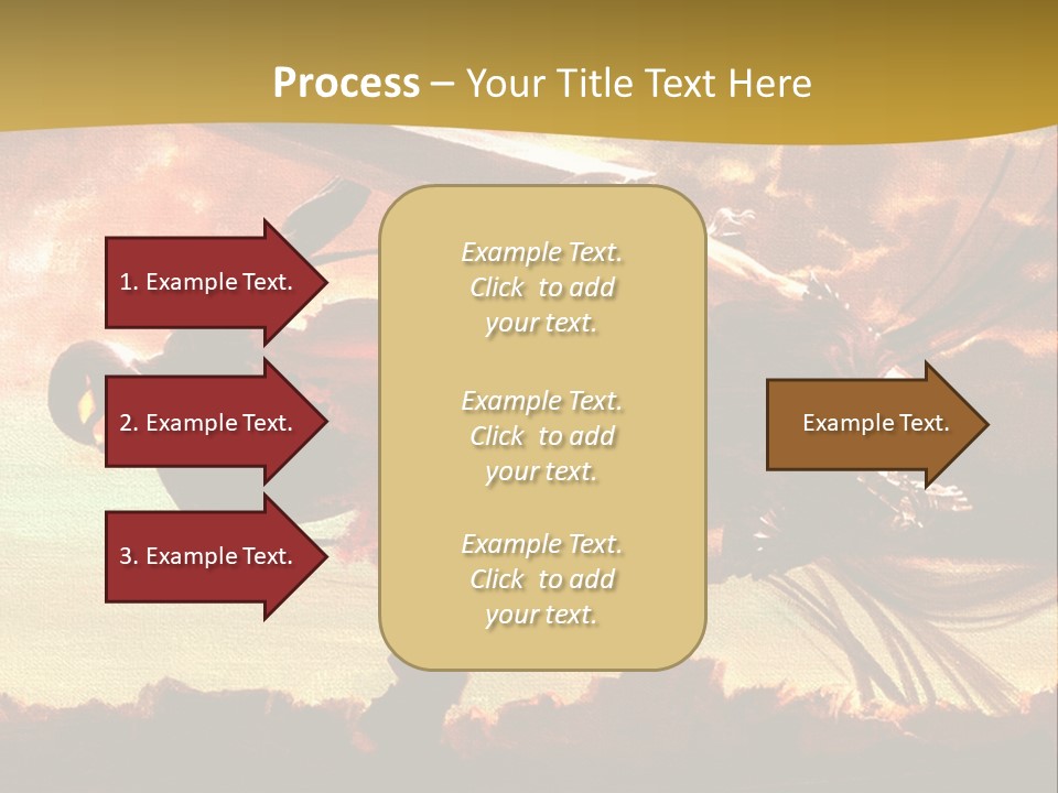 A Woman Holding A Sword In Her Hand PowerPoint Template