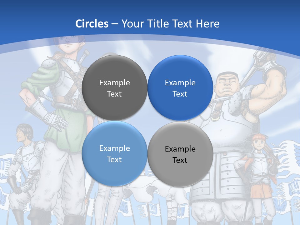 A Group Of People Standing Next To Each Other PowerPoint Template