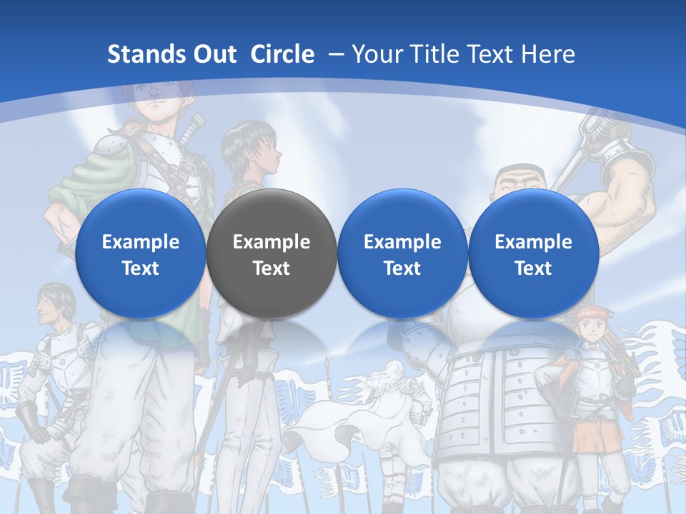 A Group Of People Standing Next To Each Other PowerPoint Template