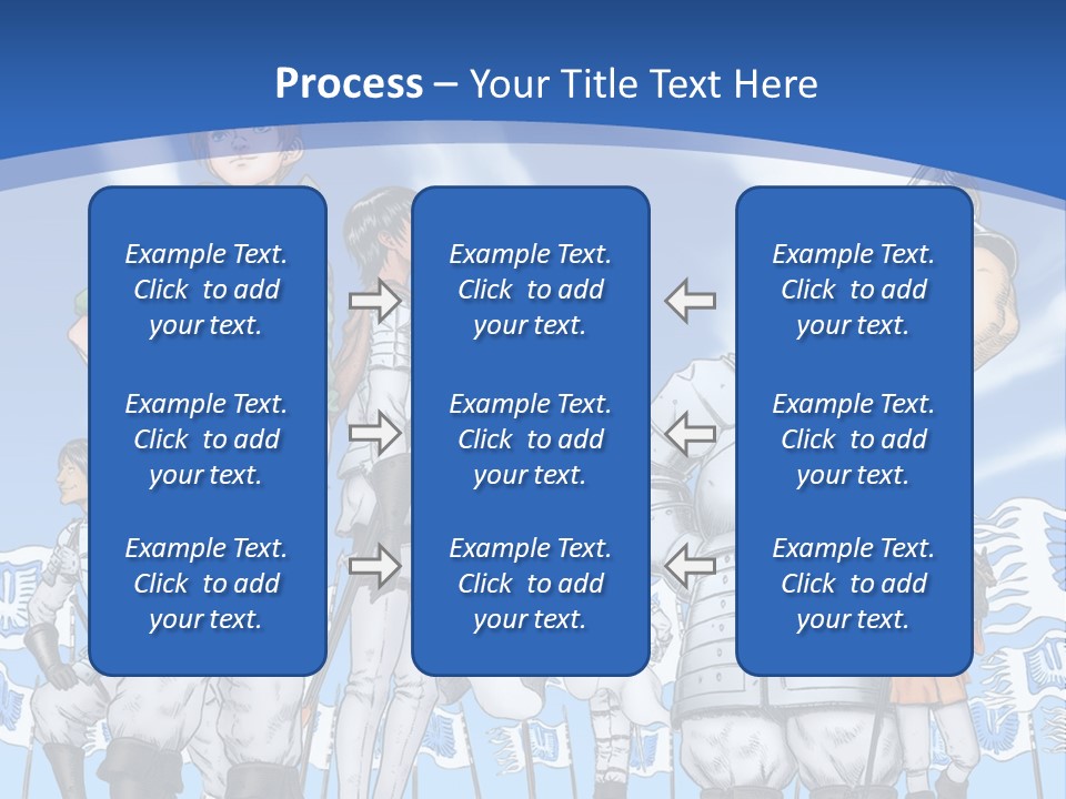 A Group Of People Standing Next To Each Other PowerPoint Template