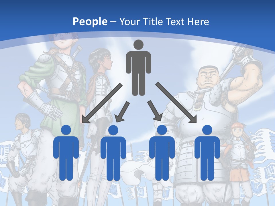 A Group Of People Standing Next To Each Other PowerPoint Template