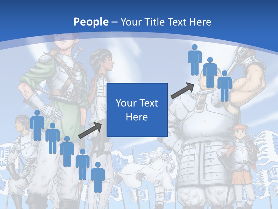 A Group Of People Standing Next To Each Other PowerPoint Template