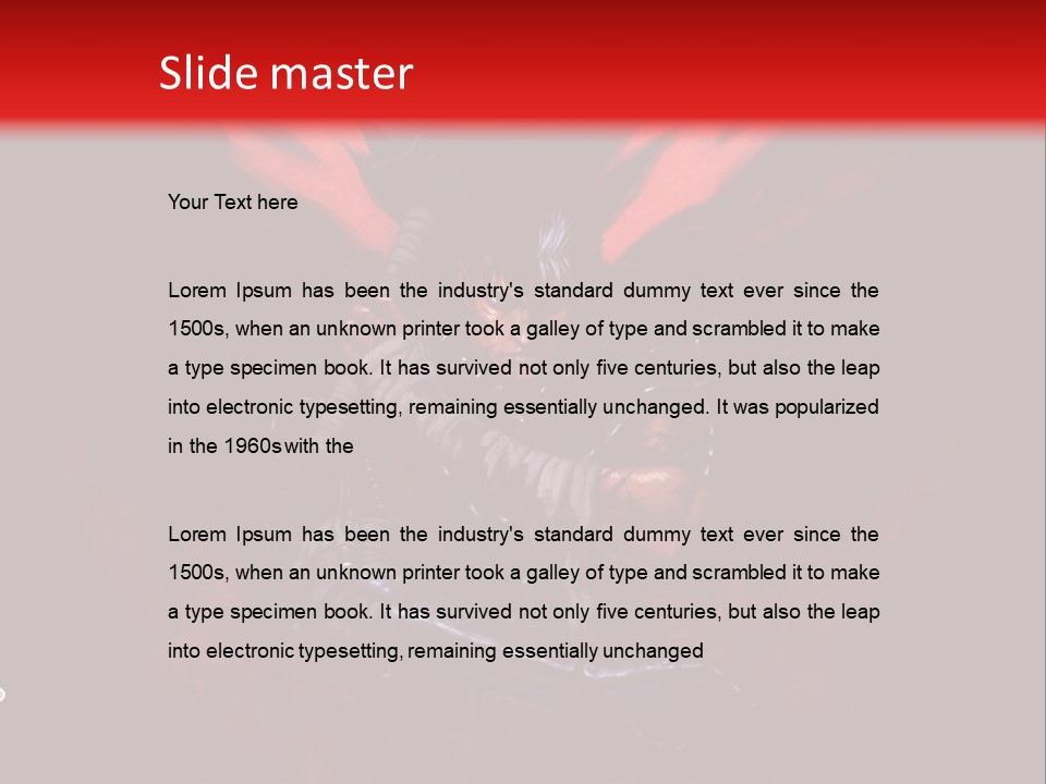 A Man With A Sword In His Hand Powerpoint Presentation PowerPoint Template