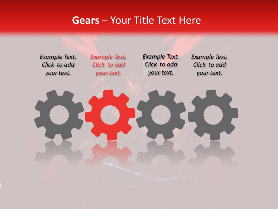 A Man With A Sword In His Hand Powerpoint Presentation PowerPoint Template