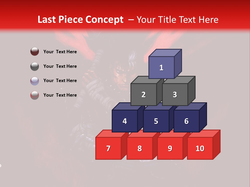 A Man With A Sword In His Hand Powerpoint Presentation PowerPoint Template