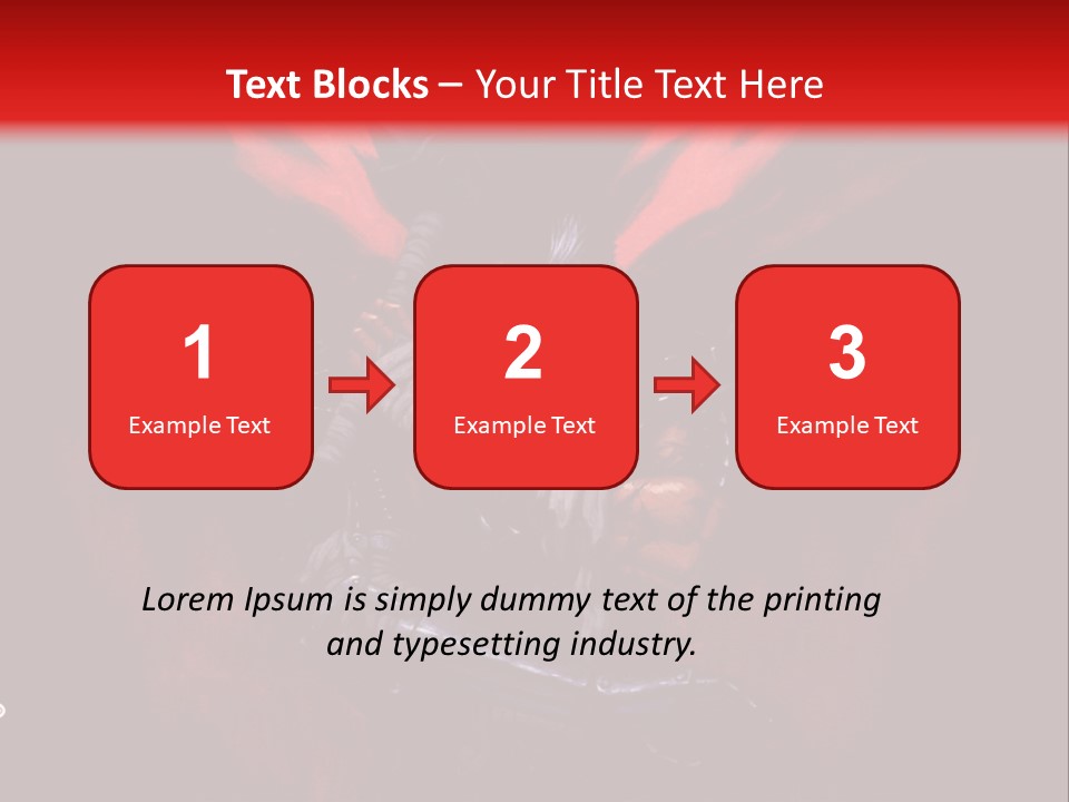 A Man With A Sword In His Hand Powerpoint Presentation PowerPoint Template