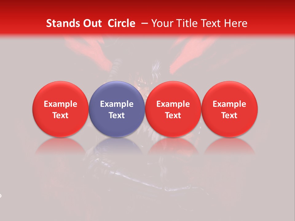 A Man With A Sword In His Hand Powerpoint Presentation PowerPoint Template