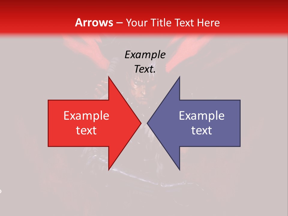 A Man With A Sword In His Hand Powerpoint Presentation PowerPoint Template