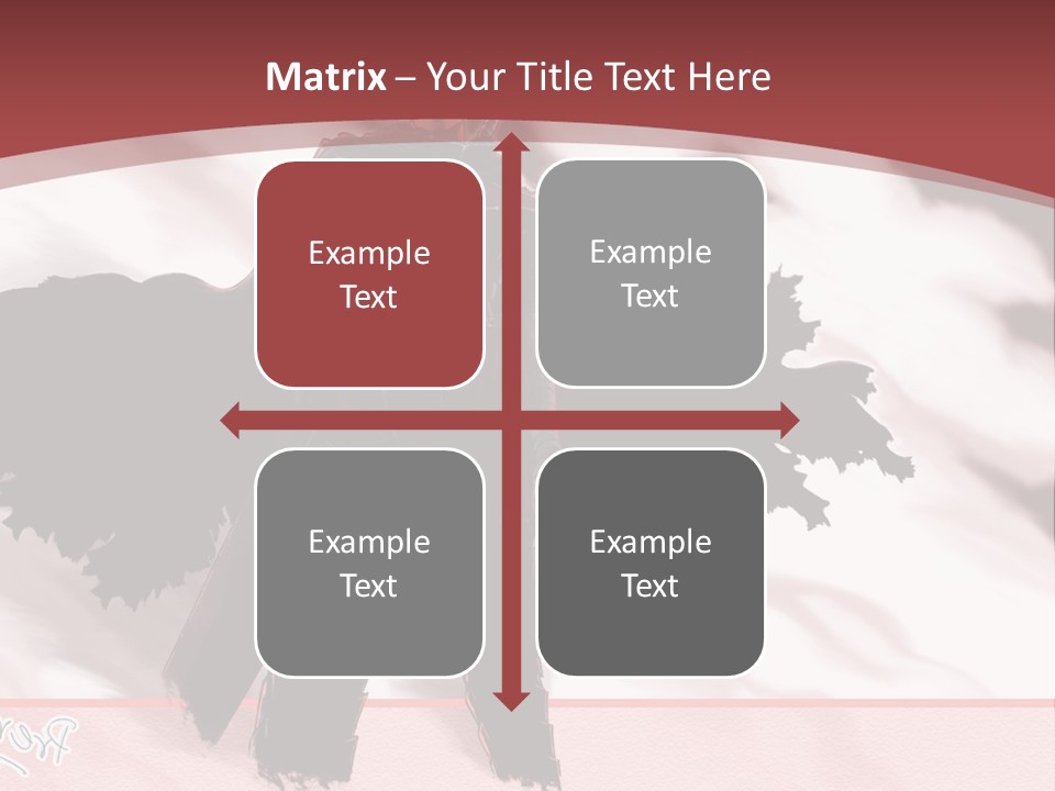 A Man With A Sword Standing In Front Of A Red Background PowerPoint Template