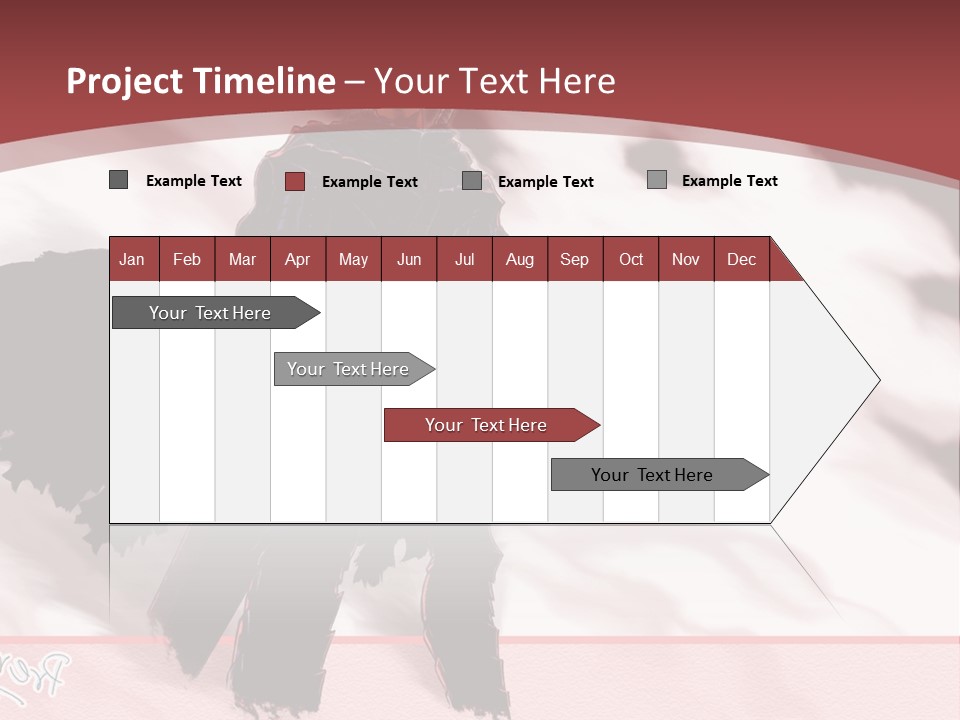 A Man With A Sword Standing In Front Of A Red Background PowerPoint Template