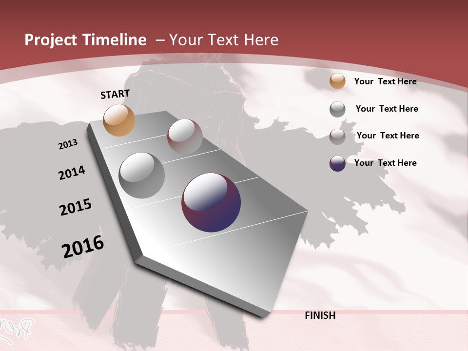 A Man With A Sword Standing In Front Of A Red Background PowerPoint Template