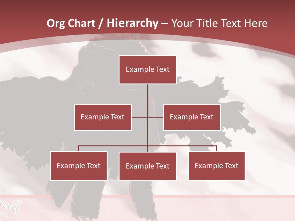 A Man With A Sword Standing In Front Of A Red Background PowerPoint Template
