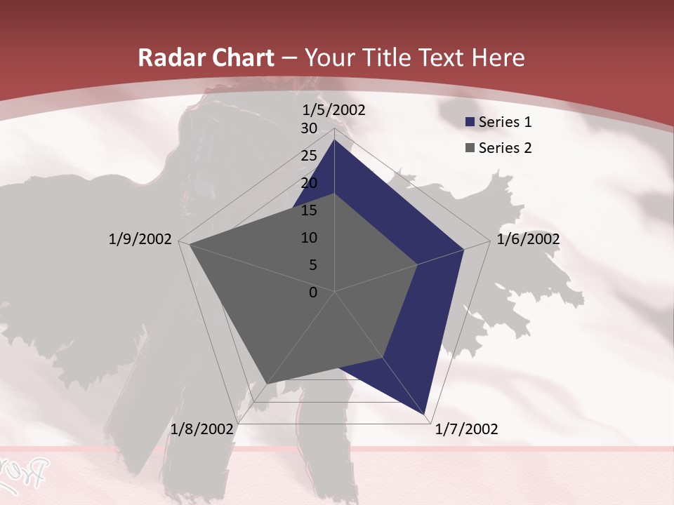 A Man With A Sword Standing In Front Of A Red Background PowerPoint Template